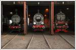 Tr12-25, Tr5-65 und die ungarische 109.109 warten am sp�ten Nachmittag ...