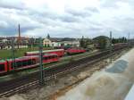 Es war einmal....ein Ringlokschuppen (4)
DB Museum N�rnberg in N�rnberg-Gostenhof.
Im Vordergrund ...