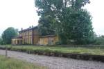 Bahnhofsgeb�ude, Gleisseite, Zustand: 18.05.2008 ...  Frank Gutschmidt 20.05.2008