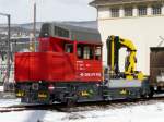 SBB - Tm 234 218-6 abgestellt im Depotareal von Biel ...