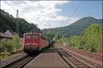 140 796 und eine Schwesterlok bringen den 52287 von Hagen-Vorhalle ...