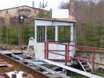 Die R�chseite des Lokschuppens in Annaberg-Buchholz S�d von der Drehscheibe ...