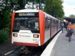 Zug 845 Linie U3 nach Berliner Tor am 17.05.2008  ...