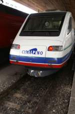 CIS ETR 470003. Wohl zu sp�t gebremst? Auch im Bahnverkehr ...