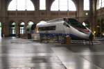 CIS ETR610 Holzmodell im HB Z�rich am 01.06.2006. 
Erbauer: Alstom ...