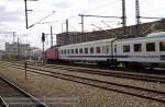 Ausfahrt eines EuroCity Berlin-Warszawa-Express aus dem Berliner Ostbahnhof.  ...