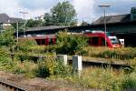 (Biotop-)Bahnhof Flensburg, von Gleis 2 (internat. Fernverkehr EC, IC usw.)zur ...