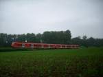 Doppeltraktion ET 426 als RB33 auf dem Weg nach Duisburg ...