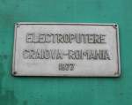 Herstellerschild an ST 43-406   ...