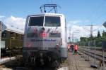 111 027 tr�gt Werbung ...  Tobias Z�nnchen 01.06.2008