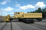 Schneefr�se 716001 aus Garmisch-Partenkirchen am 31.05.08 im Wagenwerk M�nchen-Pasing (TdoT) ...