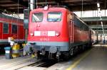 110 175-7 in den Hallen des Reisezugwagenwerks in M�nchen-Pasing. Die ...
