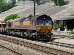 Euro Cargo Rail - Lok 66246 mit G�terzug bei der ...