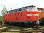 Am 24.05.08 konnte im Bw Weimar die Diesellok 219 084 ...