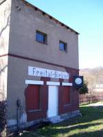 Das ehem. Wasserhaus an der Windbergbahn in Freital-Birkigt.  ...