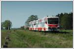 Triebwagen der Reihe SA 108 als Zug 79326 von Zbaszynek ... Triebwagen der Reihe SA 108 als Zug 79326 von Zbaszynek ...