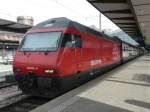 SBB 460 025-0 Striegel im SBB Bahnhof von ...