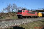 DB 155 215-7 am ...  Gilbert Angermann 09.06.2008