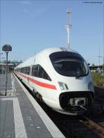 Ein 605er mit defekter Bugklappe steht Abbfahrbereit in Puttgarden. 3.6.08 ...