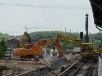 Bauarbeiten auf dem Ringbahngleis ...  Thomas Wendt 09.06.2008