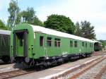 Reko Gep�ckwagen am 09.06.08 im Banhof Schlettau.  ...