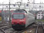 SBB - Schnellzug mit der 460 063-1 bei der einfahrt ... SBB - Schnellzug mit der 460 063-1 bei der einfahrt ...