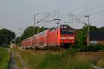 Der RE 10442 passiert ...  Marius Gerads 10.06.2008
