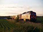 232-586 mit Containerzug am 13.06.2008 in Zeitlarn  ...