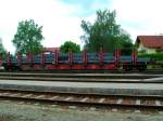 Rbns (81803507508-9) mit der Aufschrift Vogelpark ist mit 59,4To HEM-Breitflanschträger ... Rbns (81803507508-9) mit der Aufschrift Vogelpark ist mit 59,4To HEM-Breitflanschträger ...