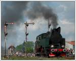 Tkt48-18 bei der Dampflokparade in Wolsztyn am 3.5.2008.  ...