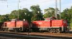 294 783-6 und 588-9 genie�en die Abendsonne in Villingen am ...