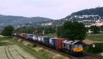 Von ERS wird Class 66 16 eingesetzt, die am 14.06.08 ...