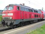 218 105-5 steht mit ...  Lars Backhaus 16.06.2008