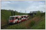 F�r Stefan noch einmal die Br�cke wo die Strecke Wolsztyn-Poznan ...