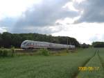 Ein ICE TD f�hrt am 17.06.08 als ICE 37 aus ...