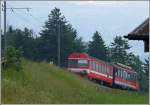 AB Appenzeller Bahnen Steil gehts hinunter nach Altst�tten Stadt, hier unterhalb der Kreuzstrasse. (12.06.2008)