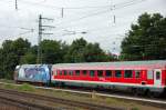 BR 101 Werbelokomotiven Manchmal lohnt es sich zu warten: 101 070-1 'Adler Mannheim' vor dem 'M�nchen-N�rnberg-Express'.