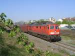 BR 232 mit Zugen wartend in n�rnberg ost