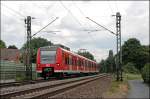 br-425 425 029/529 'Premium-Quietschie' erreicht als RB42 (RB 20240) 'Haard-BAHN', auf dem Weg von M�nster(Westf)Hbf nach Essen Hbf, den Bahnhof Haltern am See. (15.06.2008)
