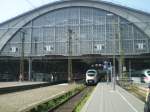 br-411-ice-t Ein ICE steht abfahrbereit in Leipzig Hbf, Endbahnhof wird M�nchen Hbf sein. 