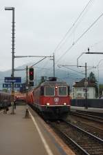 Re 6/6 11671 mit ...  Tobias Schuminetz, Hirschau 18.06.2008