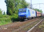 145 CL 202 ,RBH mit Kohlenwagen kurz vor BO Nokia ...
