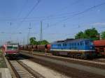 Die Ludmilla der Regentalbahn und der 628 424 am 13.05.2008 ...