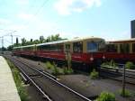 Panorama S-Bahn Berlin, ist am 07.06.2008 um 15:16 unterwegs. Hier ...