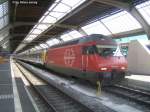 Re 460 013-6 Nord Vaudois am 20.6.08 mit EC 177 ... Re 460 013-6 Nord Vaudois am 20.6.08 mit EC 177 ...