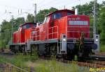 294 769-5 und 294 153-2 im Doppelpack in Witten. 24.06.2008. ...
