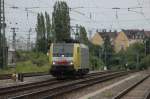 ES64 U2-018 am 15.06.08 als Einzelfahrer am Heimeranplatz  ...