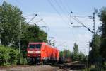 145 018-0 mit Stahlbrammenzug ...  Gilbert Coletti 27.06.2008