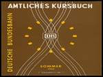 Cover Amtliches Kursbuch Sommer 1962(In dieser Ausgabe Sind Verbindungen Aufgef�hrt ...