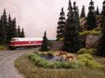 BR 118 mit Personenzug ...  Hans-J�rgen Funke 28.06.2008